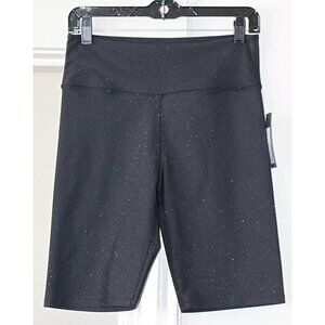 New w/Tags - Soul by Soulcycle Glitter Bike Shorts in Black, Med